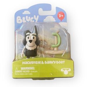 Bluey Story Starter Pack Mackenzie & Barky Boat 2” Action Figure Set NEW